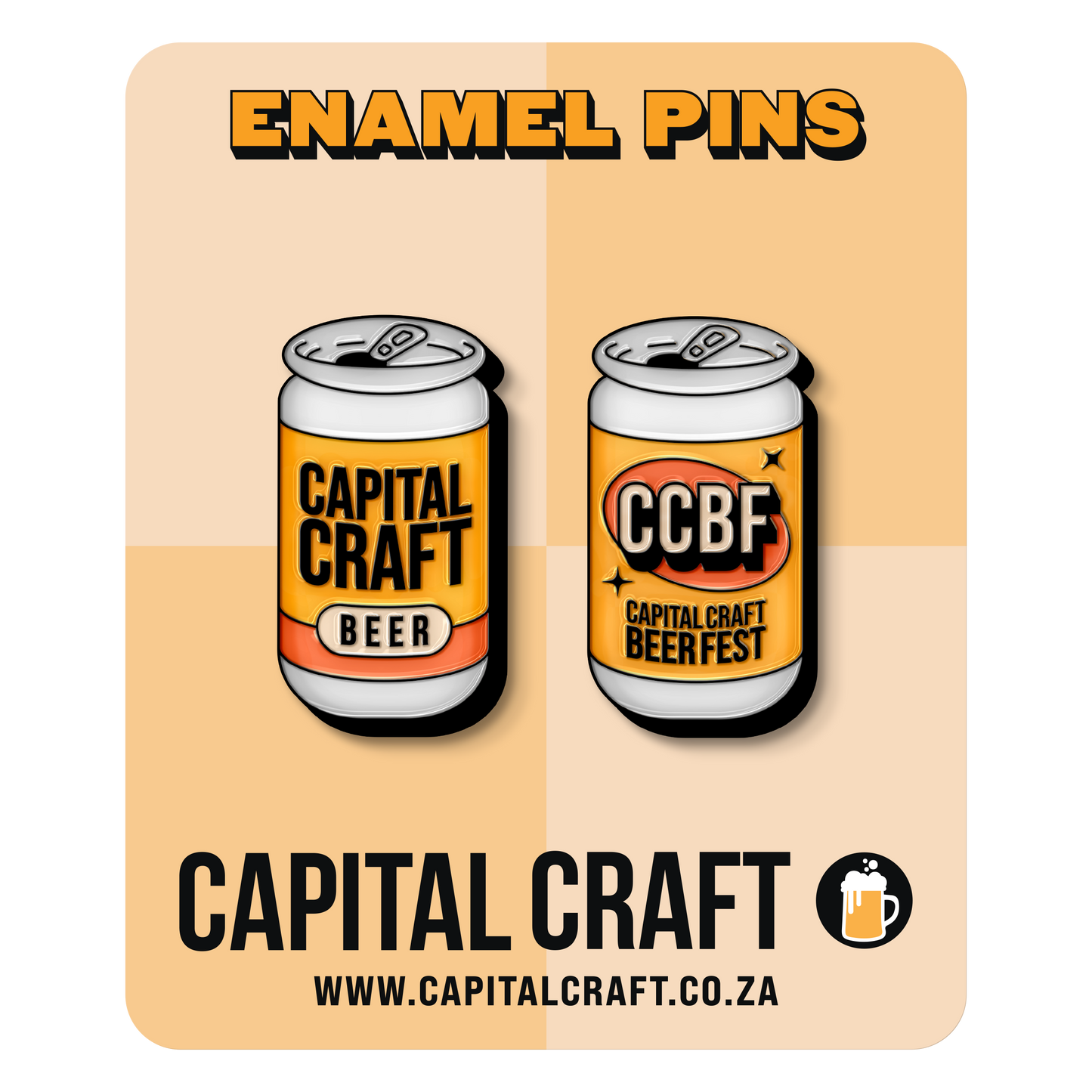 Capital Craft Beer Festival Pin Set
