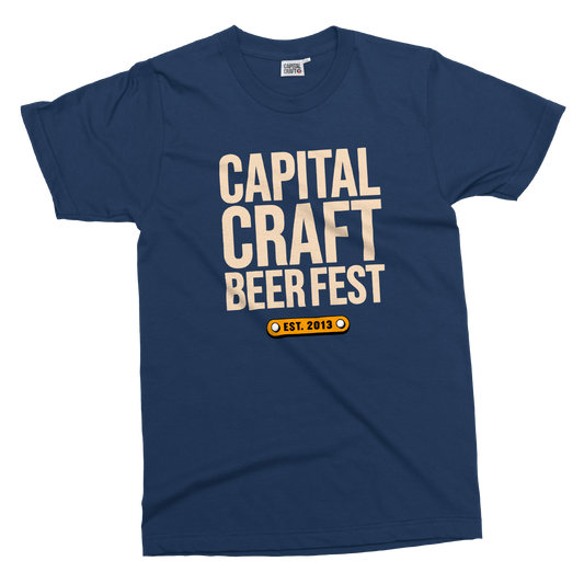 Capital Craft Beer Fest Shirt Grey Melange
